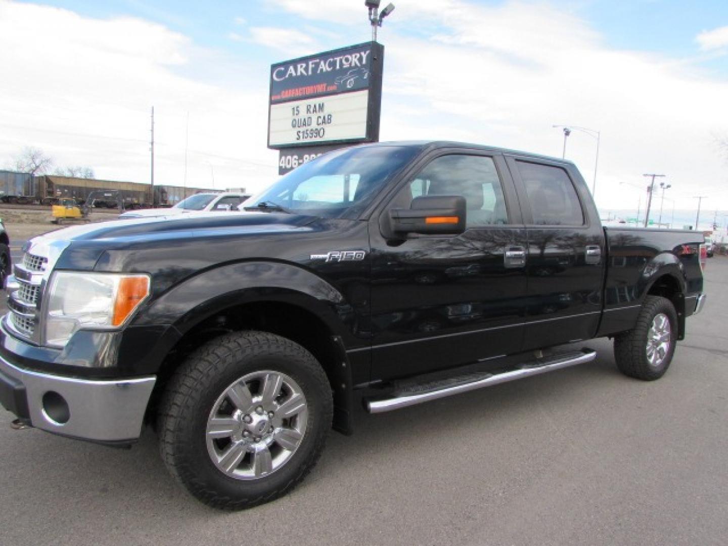 2013 Black /Gray Ford F-150 XLT Supercrew 6.5 Bed (1FTFW1EF7DF) with an 5.0L Gasoline engine engine, 6 speed automatic transmission, located at 4562 State Avenue, Billings, MT, 59101, (406) 896-9833, 45.769516, -108.526772 - Photo#0